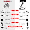 5 CORE Professional Dynamic Vocal Microphone Neodymium Cardioid Unidirectional Handheld Mic for Singing Karaoke Steel Mesh Grille Metal Body With ON O