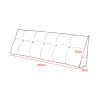 SOGA 150cm Beige Triangular Wedge Bed Pillow Headboard Backrest Bedside Tatami Cushion Home Decor