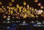[Yellow] Square Chinese/Japanese Style Hanging lantern Decorative Paper Lantern