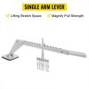 VEVOR Dent Pull Lever Bar 6 Claw Hook Dent Puller Single Leg Lifter Portable Dent Pull Bar Aluminum Alloy for Car Dent Repairing