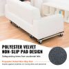 VEVOR Furniture Dolly, 1000 lbs Each Load Capacity, 2 Packs, 18" x 30", 8 x 3" PP Swivel Casters, Heavy Duty Hardwood Furniture Moving Dolly