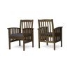 CASA ACACIA DINING CHAIR,2PCS with 2 Cushions