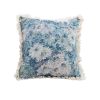 SOGA 50cm Oil Painting Shabby Chic Style Handmade Full Floral Needlepoint Throw Pillow