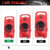 15 Gallon Gas Caddy With Wheels, Fuel Transfer Tank Gasoline Diesel Can,Fuel Storage Tank For Automobiles ATV Car Mowers Tractors Boat Motorcycle(Red)