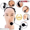 5 Core Headset Microphone Professional Flexible Boom Wired Hands Free Mic 1/4" Connector Jack for Speakers Voice Amplifier Coaches PA System - MIC HM