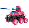 Mini Children Inertia Tank Cars 6 Wheel Drive Off Road Vehicle