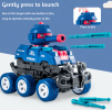 Mini Children Inertia Tank Cars 6 Wheel Drive Off Road Vehicle