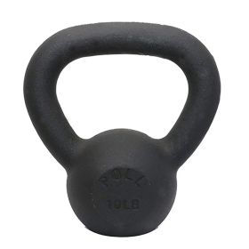 Arm Power Exercise Equipment Kettlebell for Home Fitness (Weights Available: 10LB, Color: BLACK)