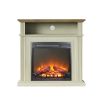 30" Electric Fireplace Remote Control Open Shelf