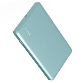 2 In 1 5000mAh MagSafe Wireless Power Bank PD20W Magnetic Fast Charger Portable Phone Charger Fit for IOS Phone 15 14 13 12 Series And More (Color: Cyan)