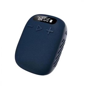 New Portable Bluetooth Speaker for Outdoor Sports Portable Clip On Speaker WIND3S for Universal Cell Phone And Bluetooth Device (Color: Blue)