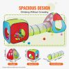 VEVOR 3 in 1 Kids Play Tent with Tunnel for Boys, Girls, Babies and Toddlers