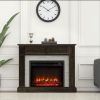 47" Electric Fireplace Remote Control With 2 Drawer